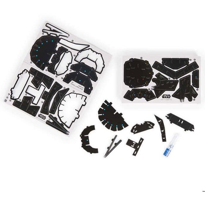Spin Master Puzzle 4D Build Star Wars Star Wars Casque de Dark Vador modele 3D figurine a assembler