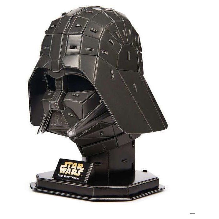 Spin Master Puzzle 4D Build Star Wars Star Wars Casque de Dark Vador modele 3D figurine a assembler