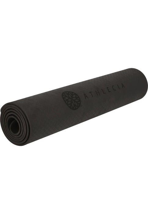 Tapis de Yoga - ATHLECIA - Estell - 4 mm - Noir