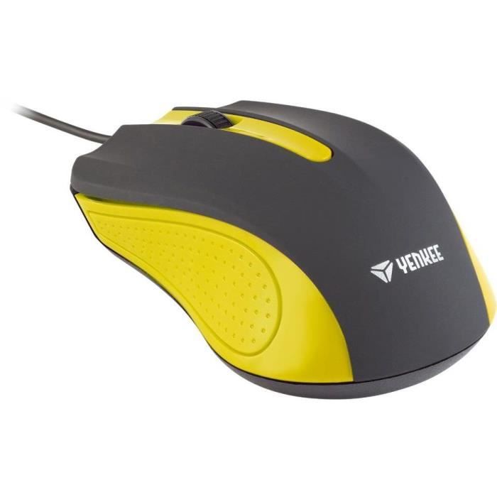 Souris - JAUNE SUVA - YENKEE - YMS 1015YW