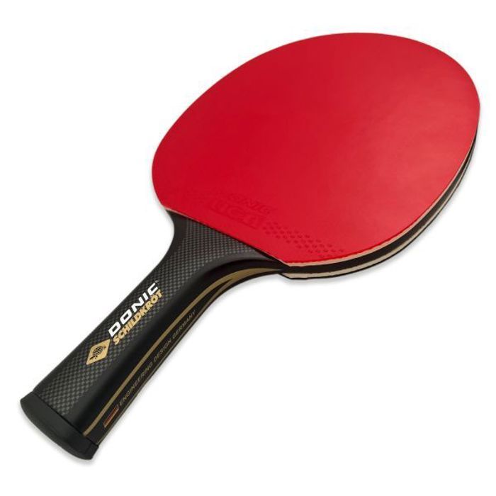 Raquette de Tennis de Table - Schildkröt - 758221 - 100% Carbone - Revetement Liga QRC - Taille Unique