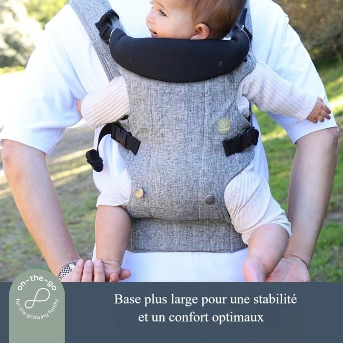 Dreambaby Porte-bébé ajustable 3-1 Journey - confortable et polyvalente - pour nouveau-né a enfant jusqu'a 15 kg