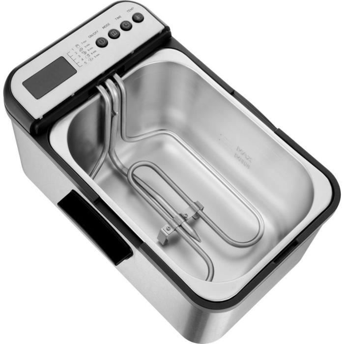 Friteuse électrique - Sencor - SFR 8200SS - 2200 W - 3,2 L - Noir/Acier Inoxydable