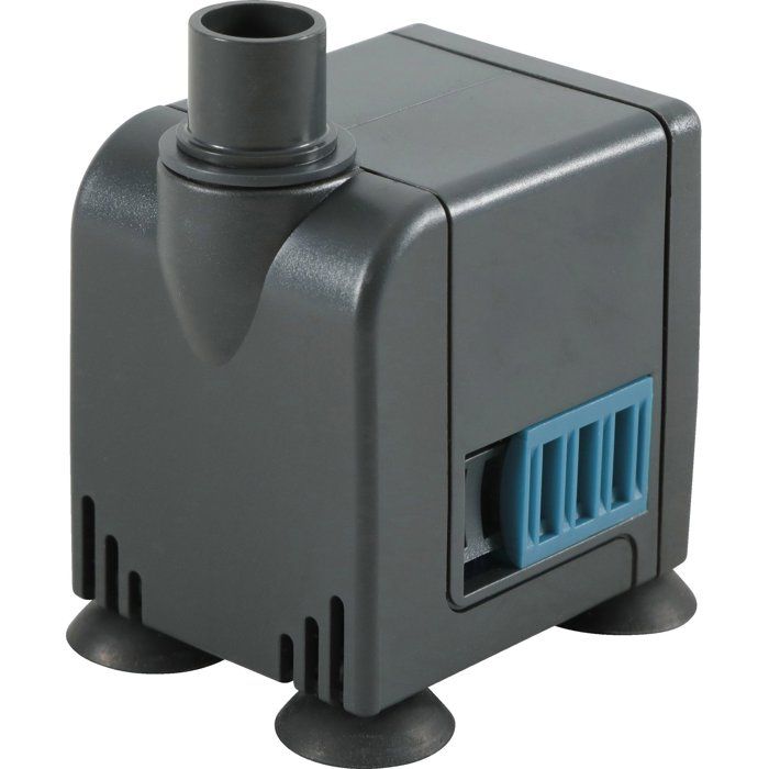 Mini pompe a eau aquarium - ZOLUX - 6 W - Débit réglable de 170 a 450 L/H - Pour aquarium jusqu'a 60 a 80 L