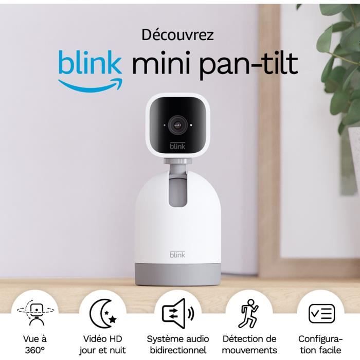 Caméra miniature - Blink - 53-029591 - Vision HD - Audio bidirectionnel - Compatible Alexa