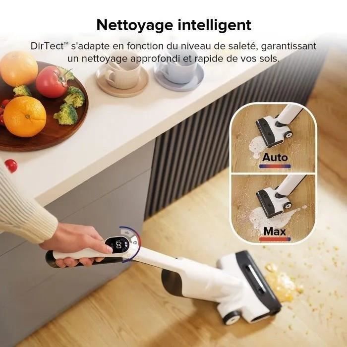 ROBOROCK FLEXI LITE - Aspirateur Laveur sans fil sec et humide - 17,000Pa - FlatReach - Autonettoyant & Séchage Automatique