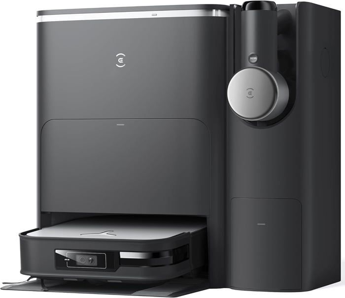 ECOVACS DEEBOT X2 COMBO - Robot Aspirateur Laveur avec Aspirateur a Main - 8700Pa - Vidage Automatique Double