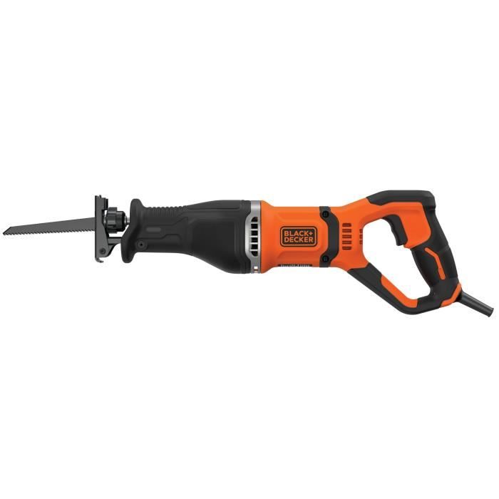 Scie sabre filaire - BLACK&DECKER - BES301K-QS - 750W - Avec mallette de transport