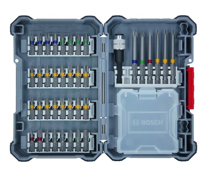 Embout de tournevis - Bosch Professional - 2607017464 - 40 pieces - Acier modifié S2 - Personnalisable