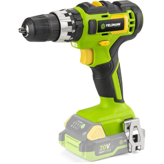 Perceuse a percussion sans fil - FIELDMANN - 20V - 35 Nm - Ergonomique et légere