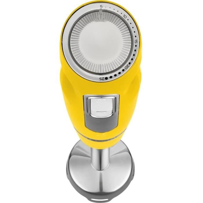Mixeur electrique Sencor - SHB 4466YL-EUE3 - Mixeur Plongeant avec 6 Lames en Titane/Ice Crash, Jaune