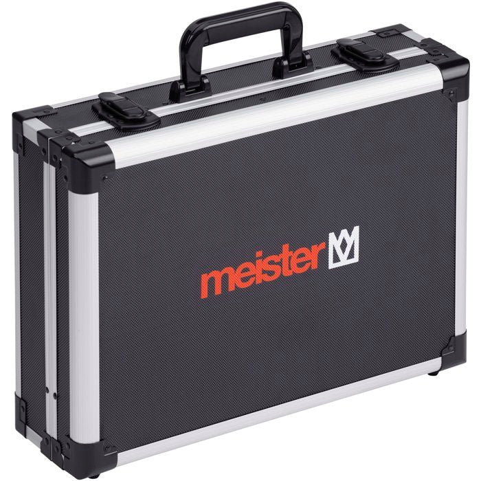 Malette a outils vide - MEISTER - Alu - 46 x 32 x 14 cm - Compartiments 15 + 6 - Bandes Velcro et élastiques intégrées