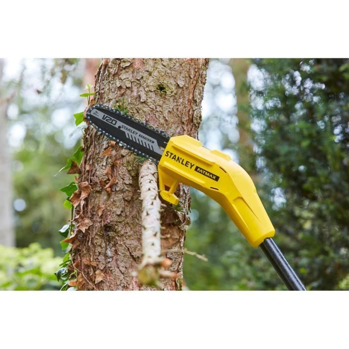 STANLEY FATMAX - ELAGUEUR SUR PERCHE 18V - Fourni avec un chargeur et une batterie 4AH