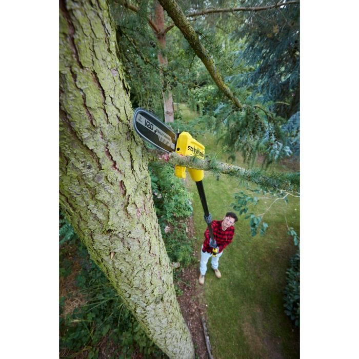 STANLEY FATMAX - ELAGUEUR SUR PERCHE 18V - Fourni avec un chargeur et une batterie 4AH