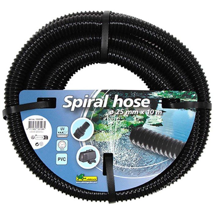 Tuyau spiralé - UBBINK - Ø25 mm (1) - Longueur 10 m - Résistant UV - Pression 1 bar