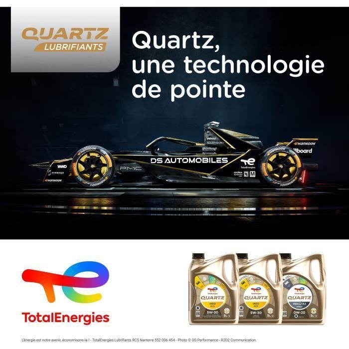 Huile moteur - TOTALENERGIES - Quartz Ineo RCP 5W-30 - 1L