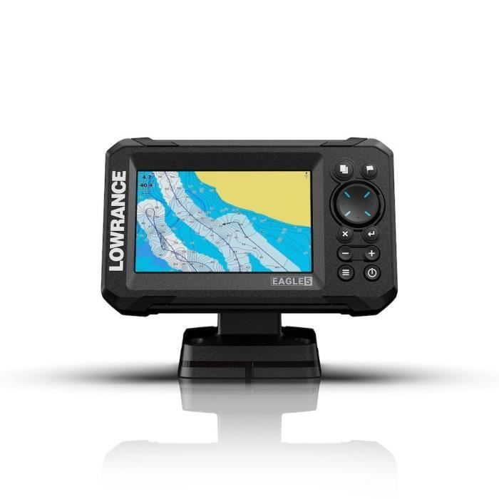 Combiné GPS sondeur - LOWRANCE - Eagle 5 - Avec sonde slipshot HD