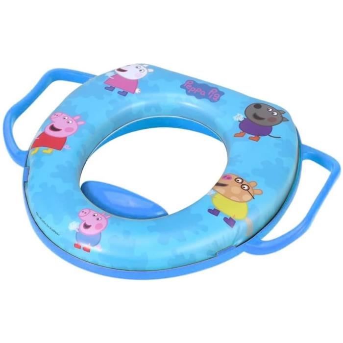 Réducteur WC - THERMOBABY - Confort avec poignées - Peppa Pig