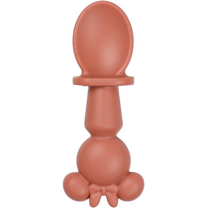 SET DE 2 COUVERTS SILICONE - 2 PCS silicone cutlery set MINNIE