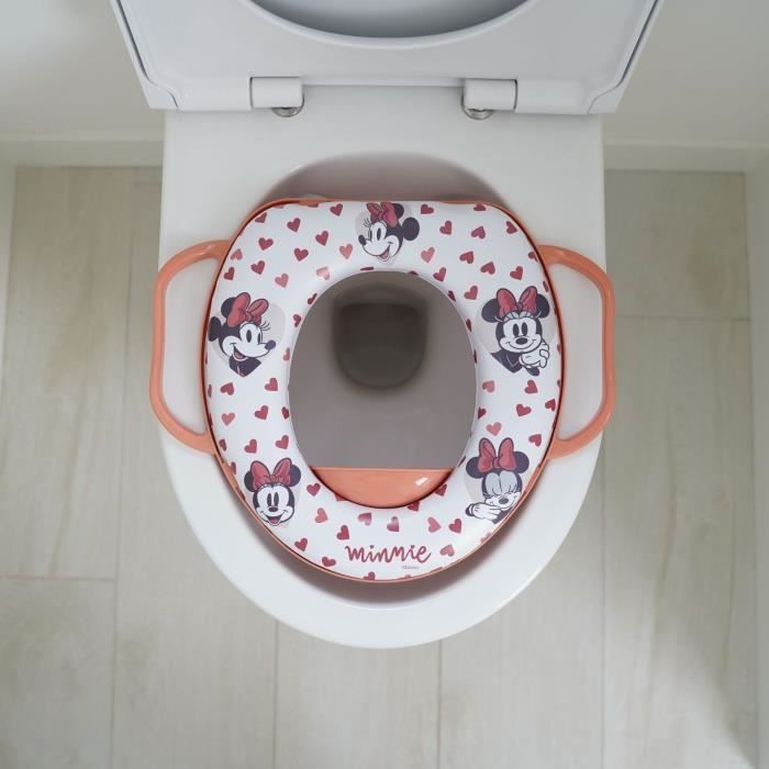 Réducteur WC - THERMOBABY - Confort avec poignées - Minnie