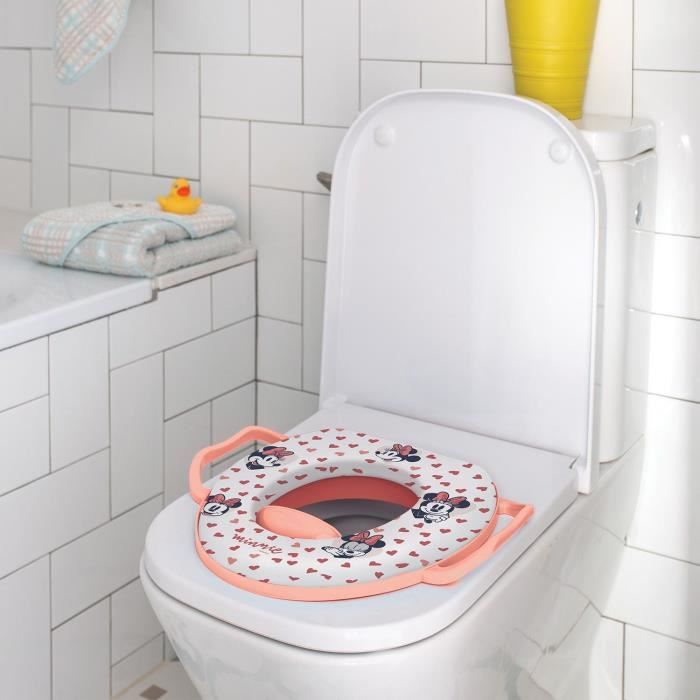 Réducteur WC - THERMOBABY - Confort avec poignées - Minnie