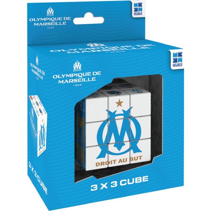 Casse tete - Cube 3 x 3 - MEGABLEU - Olympique de Marseille - Des 7 ans