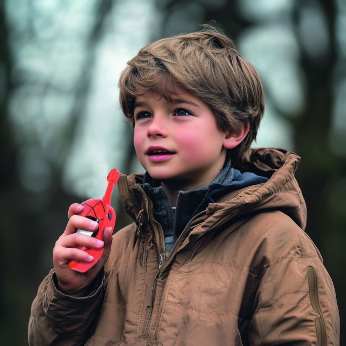 Talkies-walkies - LEXIBOOK - Spiderman 3D - Portée 200m - Design ergonomique - 2 canaux