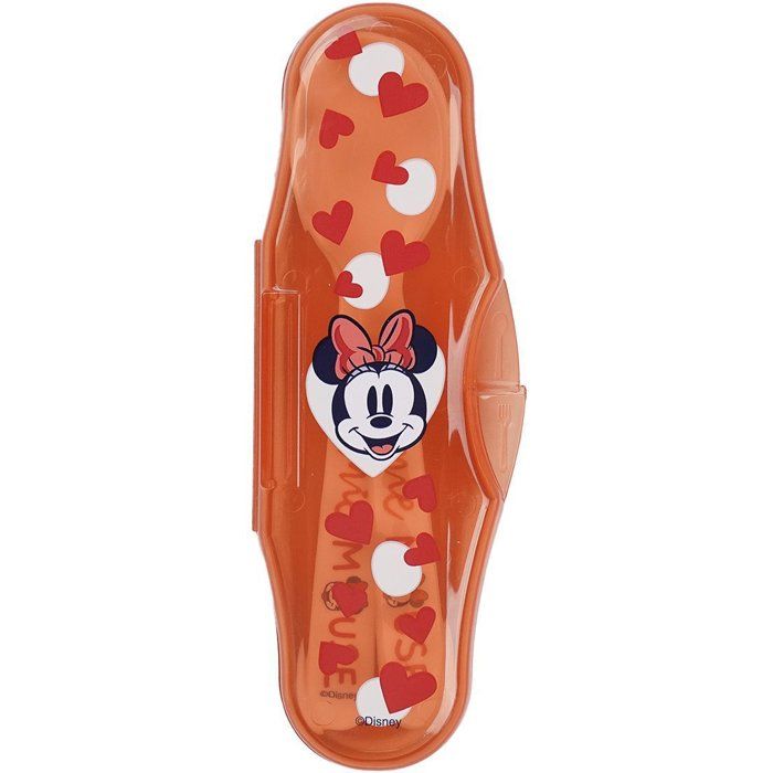 SET 2 CUILLERES AVEC BOITIER DE TRANSPORT MINNIE COLLECTOR