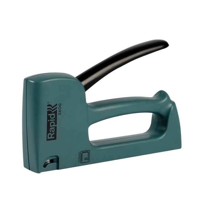 Agrafeuse manuelle éco-responsable Spirit of Sweden - RAPID - R53 - Pour agrafes n°53/4-10mm - Skog (Vert Foret) - (5001614)