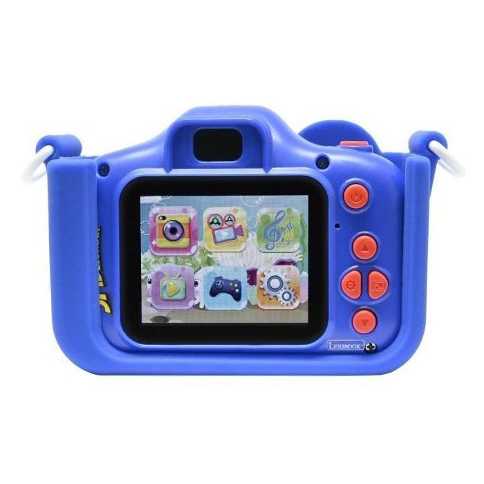 LEXIBOOK - Appareil photo pour enfant avec protection - 4 en 1 - Spiderman - Carte mémoire incluse