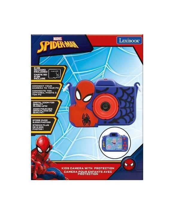 Camera Spiderman avec protection - Câble USB-C inclus - Des 3 ans