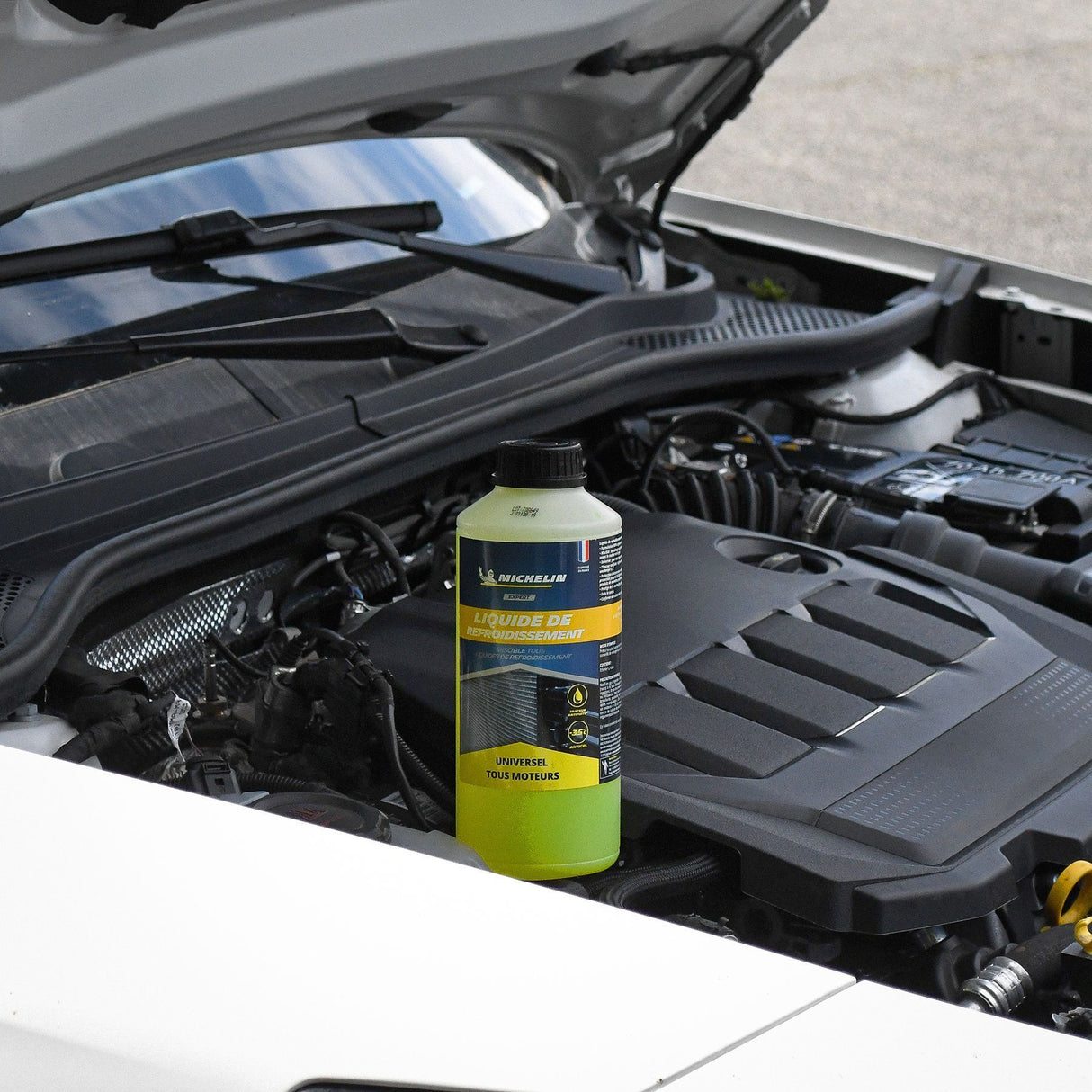 Liquide de refroidissement - MICHELIN - Jaune - UNIVERSEL tous moteurs - 1L