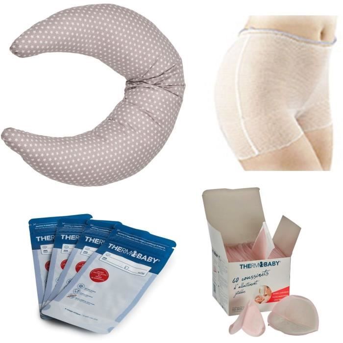 Pack maternité et allaitement - THERMOBABY - Kit complet pour jeunes mamans - Confort et praticité