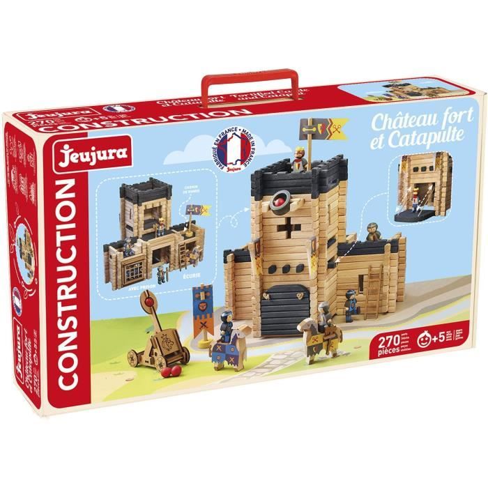 Château Fort et Catapulte - Jeu de construction - JEUJURA - 270 pieces