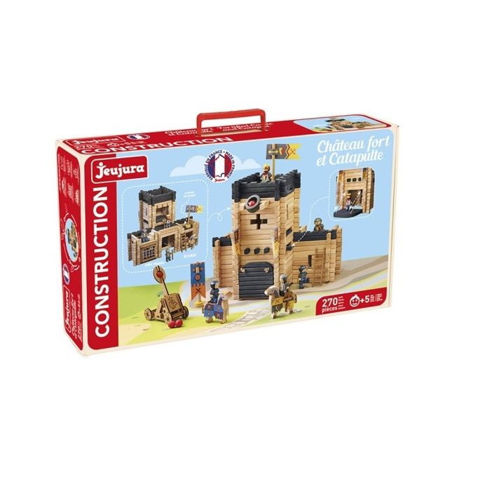 Château Fort et Catapulte - Jeu de construction - JEUJURA - 270 pieces