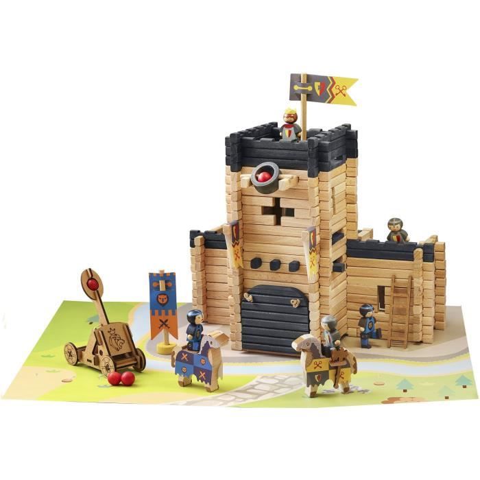 Château Fort et Catapulte - Jeu de construction - JEUJURA - 270 pieces