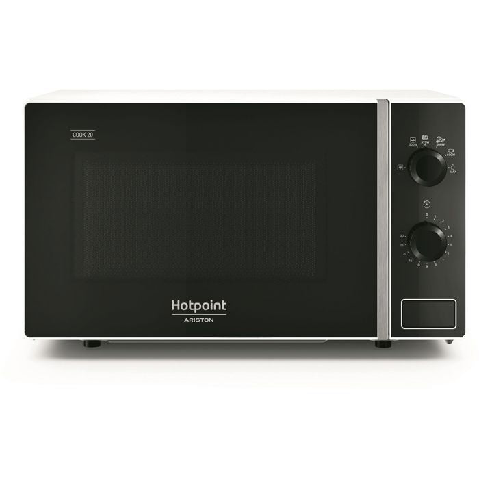 Micro-ondes posable - HOTPOINT - MWHA101W - Blanc - 700 W - 20 L - 45,2 x 36,5 x 26,2 cm