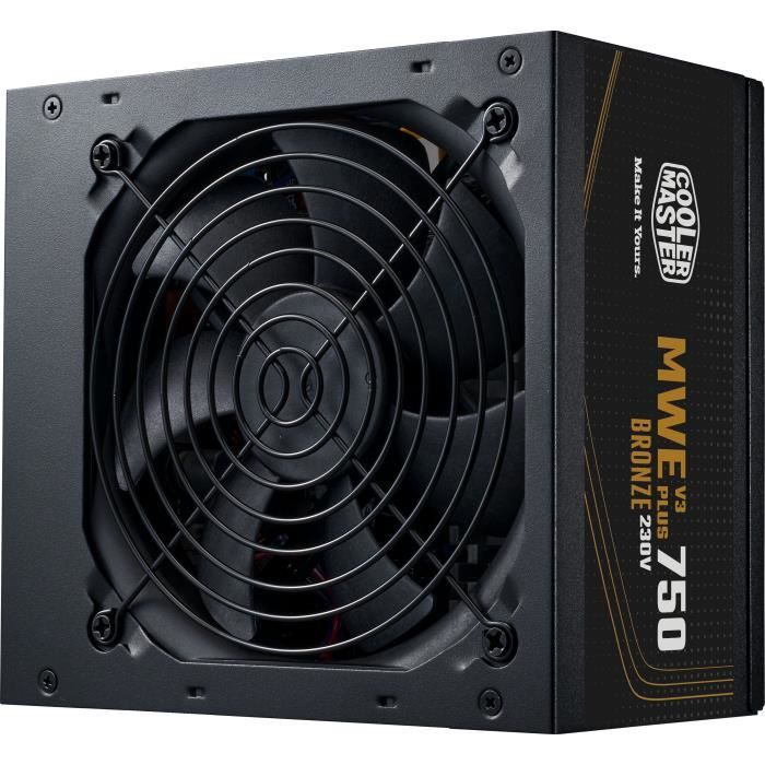 COOLER MASTER - MWE 750W V3 ATX 3.1 - Alimentation PC - 750 W
