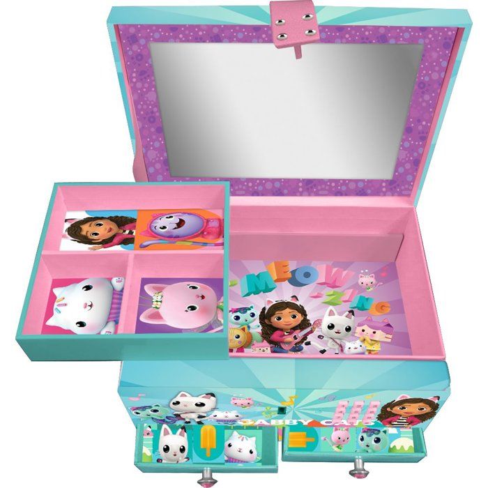 Boîte a bijoux - KIDS LICENSING - GABBY ET LA MAISON MAGIQUE - Avec code - Des 5 ans