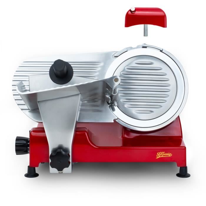 Trancheuse a viande - H.KoeNIG - MSX224 - Lame 22 cm - Rouge