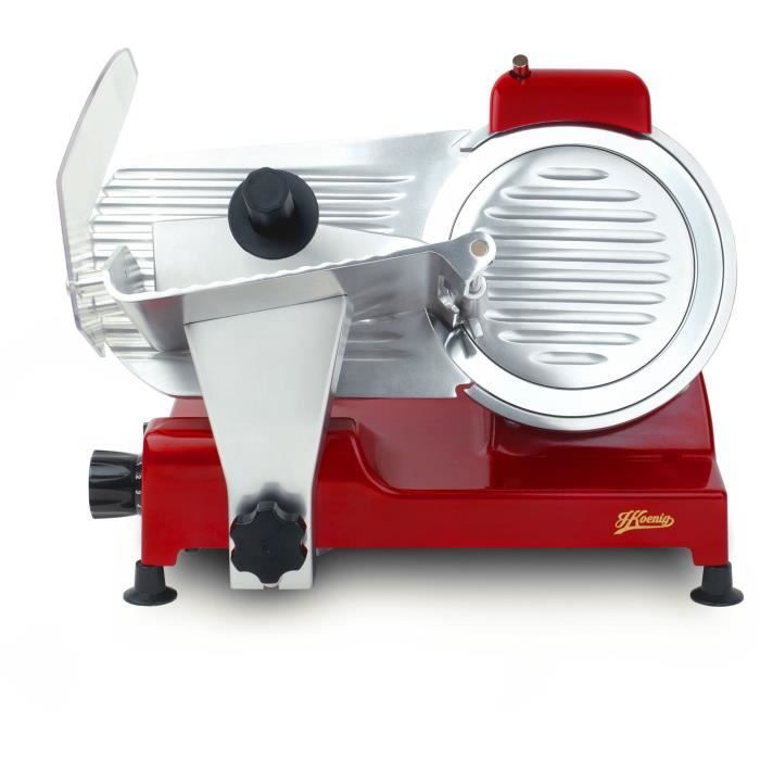 Trancheuse a viande - H.KoeNIG - MSX224 - Lame 22 cm - Rouge
