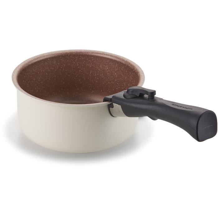 Batterie de cuisine Arthur Martin Batterie 18 pieces creme AM1453 CREME