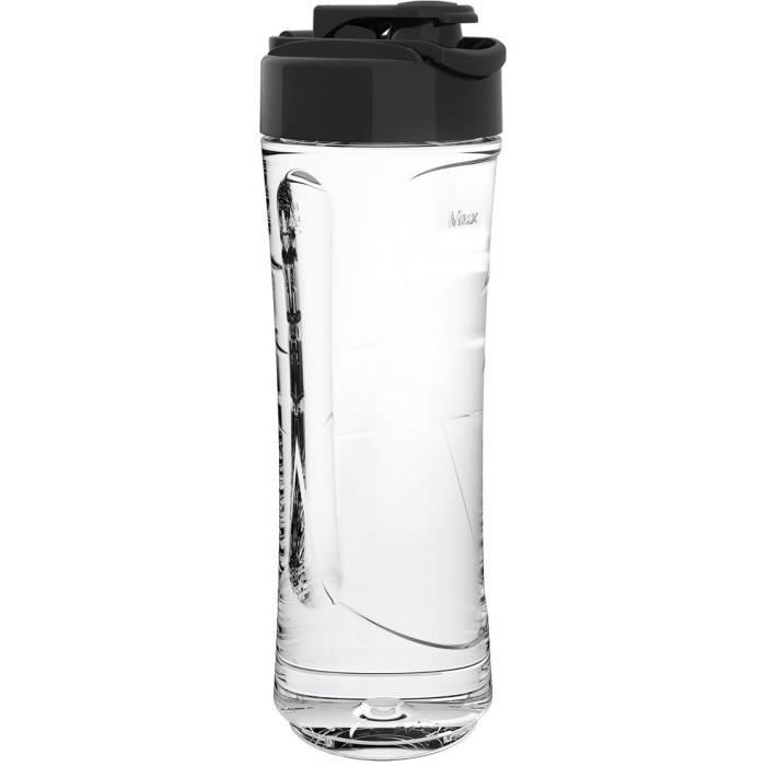 Mixeur - JOCCA - 350 W - Bol en verre 1 L - Bouteille 600 ml - Noir