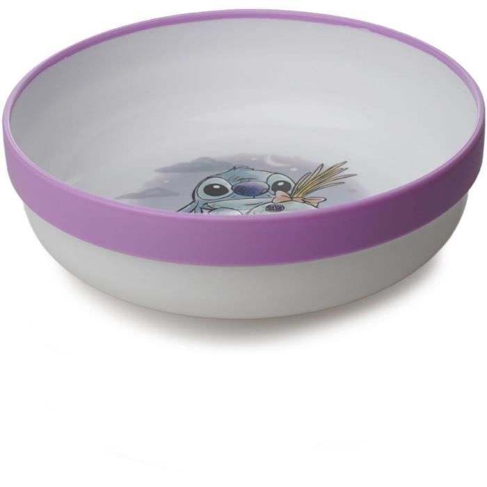 COFFRET REPAS 3 PIeCES GOBELET + BOL + ASSIETTE ANTIDÉRAPANTS LILO et STITCH