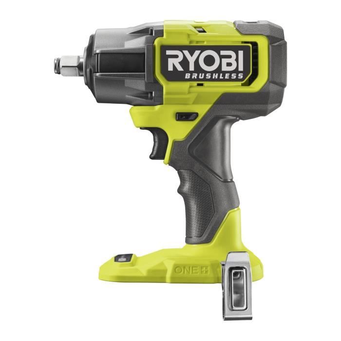 Boulonneuse a chocs - RYOBI - Brushless - 18V - 4 modes : 200 / 350 / 700 Nm - Desserrage 900 Nm - Emmanchement carré 1/2Boulonneus