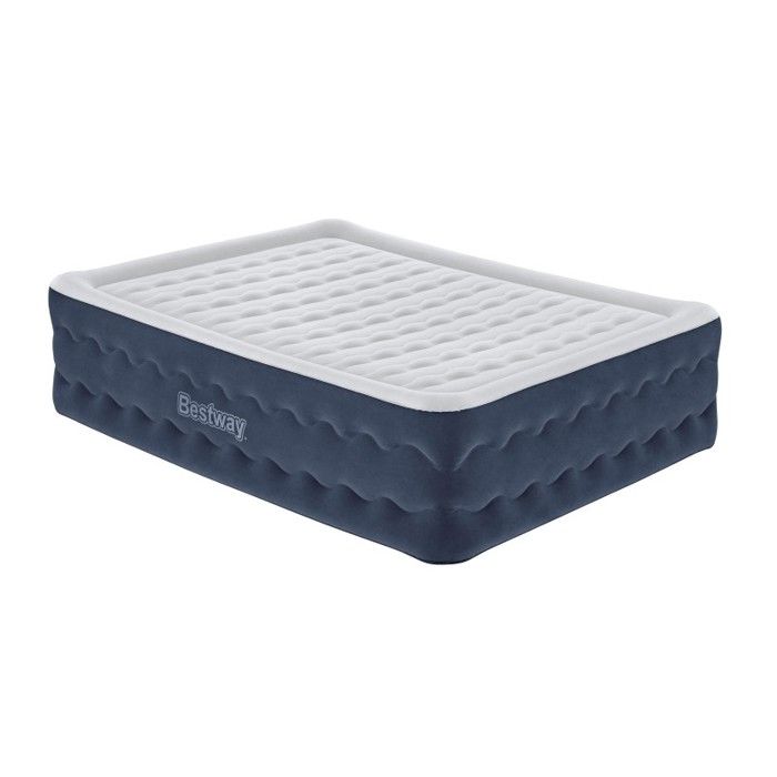 BESTWAY Bestway Lit gonflable 2 places TruLeisure pompe électrique intégrée 203x152x51cm