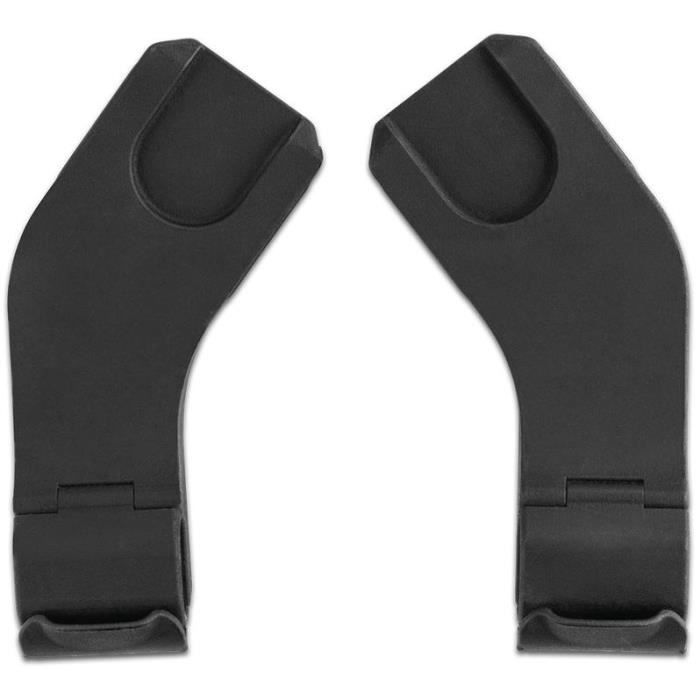 Adaptateurs universels cosy - HAUCK - Pour poussette TRAVEL N CARE / PLUS - Noir