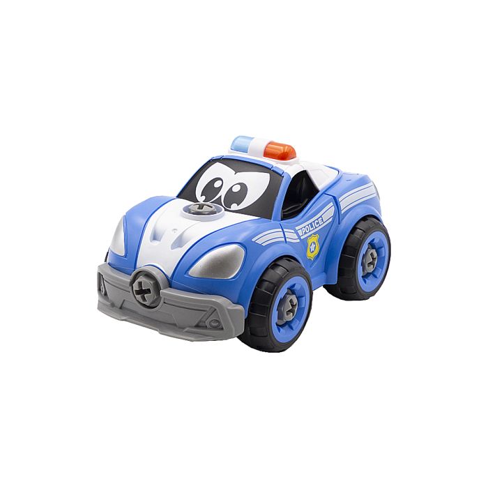 Voitre télécommandée - TOOKO - CONSTRUIS MA VOITURE DE POLICE RC - Technologie follow-me - Des 2 ans