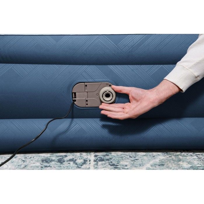 BESTWAY Bestway Lit gonflable 2 places 203x152x46cm avec pompe électrique intégrée