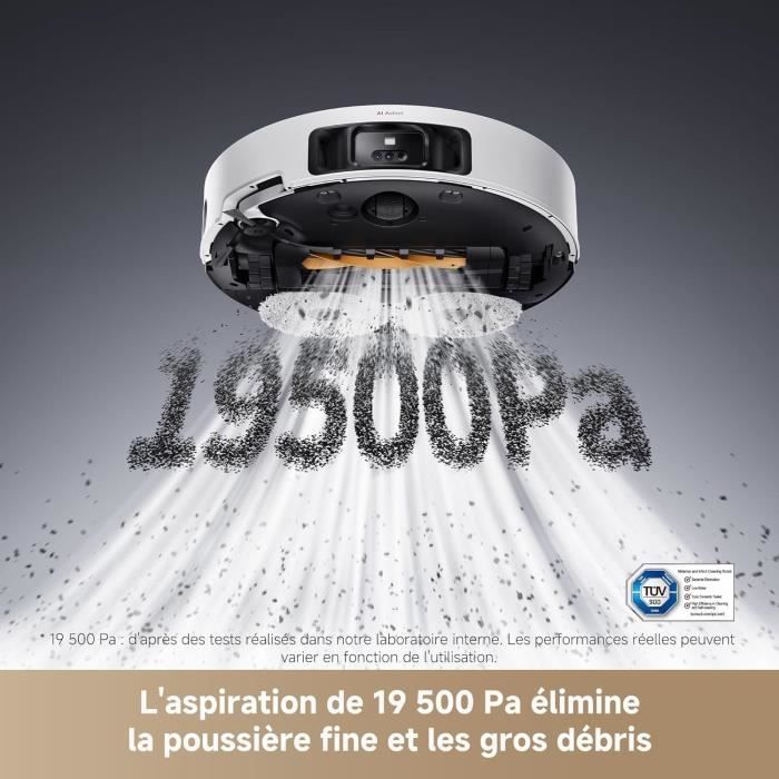 DREAME L50 Pro Ultra Robot aspirateur et Laveur avec vidage Automatique et Nettoyage Automatique des serpillieres